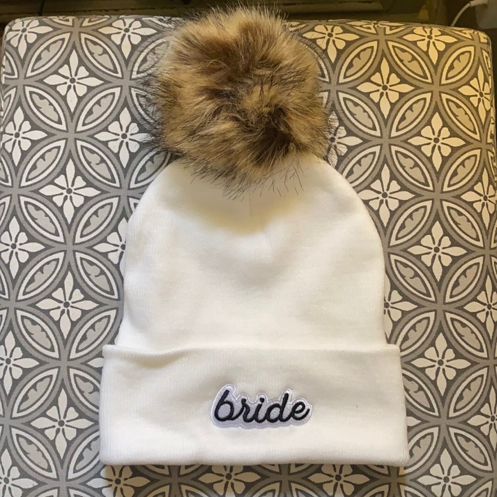 Bride winter hat